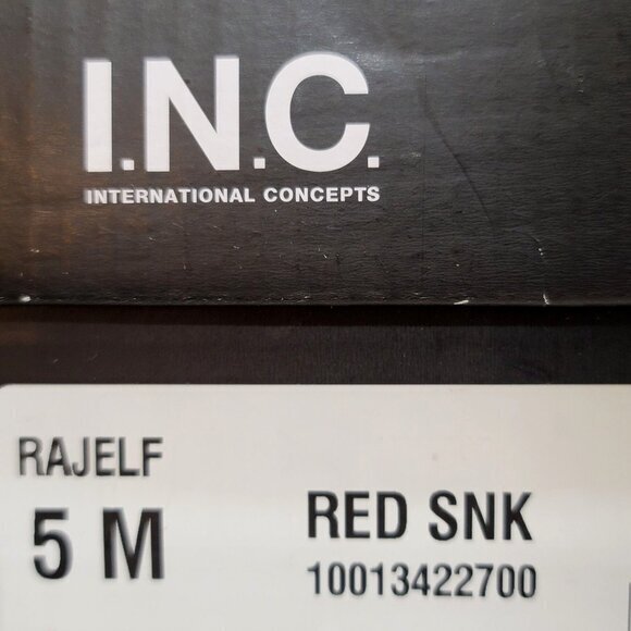 INC Red Snake Print Knee-High Stiletto Boots 5 - Picture 7 of 8